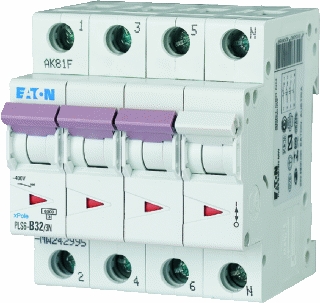 Installatieautomaat PLS6-C40/3N-MW 243022 Eaton